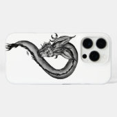 Draak in Tattoo stijl Case-Mate iPhone Case (Achterkant (horizontaal))