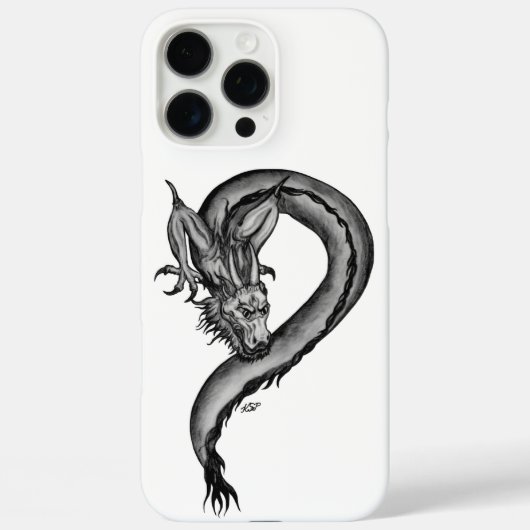 Draak in Tattoo stijl Case-Mate iPhone Case (Achterkant)
