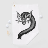 Draak in Tattoo stijl Golfhanddoek (Insitu)