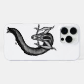 Draak in Tattoo stijl iPhone Hoesje (Achterkant horizontaal)