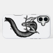 Draak in Tattoo stijl iPhone Hoesje (Achterkant horizontaal)