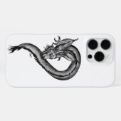 Draak in Tattoo stijl iPhone Hoesje (Achterkant horizontaal)
