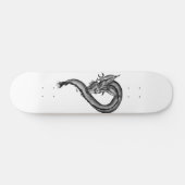 Draak in Tattoo stijl Persoonlijk Skateboard (Horizontaal)