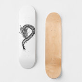 Draak in Tattoo stijl Persoonlijk Skateboard (Voorkant)