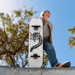 Draak in Tattoo stijl Persoonlijk Skateboard