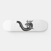 Draak in Tattoo stijl Persoonlijk Skateboard (Horizontaal)