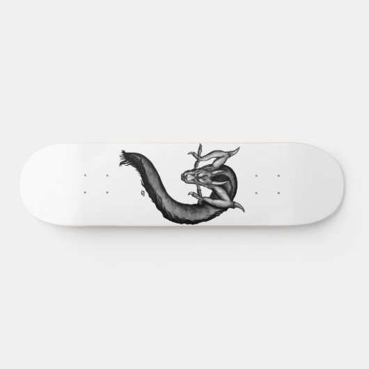Draak in Tattoo stijl Persoonlijk Skateboard (Horizontaal)