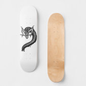 Draak in Tattoo stijl Persoonlijk Skateboard (Voorkant)