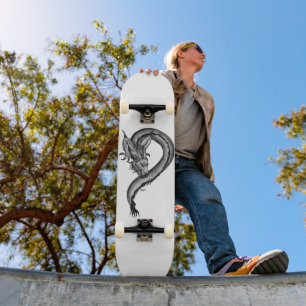 Draak in Tattoo stijl Persoonlijk Skateboard