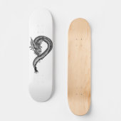 Draak in Tattoo stijl Persoonlijk Skateboard (Voorkant)