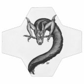 Draak in Tattoo stijl Voetbal (Enkel)