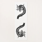 Draak in Tattoo stijl Yogamat (Achterkant)