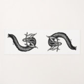 Draak in Tattoo stijl Yogamat (Voorkant (horizontaal))