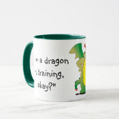 Draak in training mok (Voorkant links)