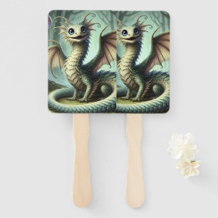 Draak Jabberwocky Schattig Fantasie Wezen Kunst Handwaaier