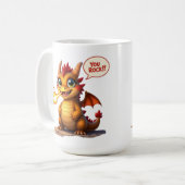 Draak Je Rokt Koffiemok (Voorkant links)