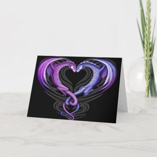 draak kaart (Voorkant)