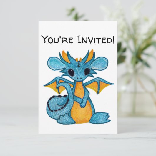 Draak Kaart (Staand voorkant)