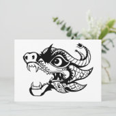 draak kaart (Staand voorkant)