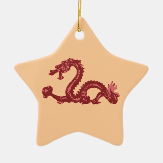 Draak Keramisch Ornament (Voorkant)