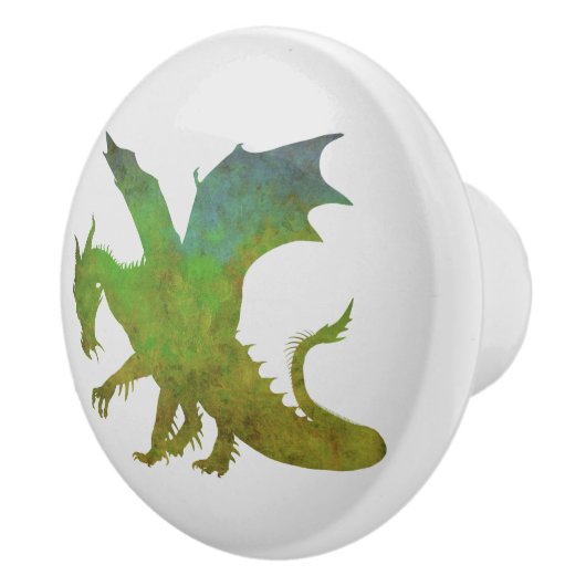  draak keramische knop (Rechts)