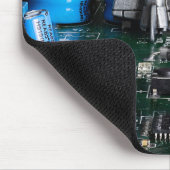 Draak kijkt naar lancering Space Shuttle Muismat (Hoek)