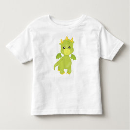 Draak, kleine draak, groene draak, magisch kinder shirts