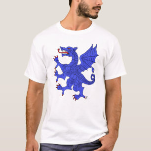 Draak Klimmend Azuur T-shirt