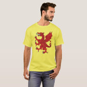 Draak Klimmend Gules T-shirt (Voorkant volledig)