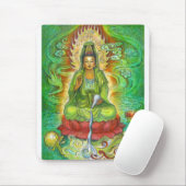 Draak" Kuan Yin de "van het water Muismat (Met muis)