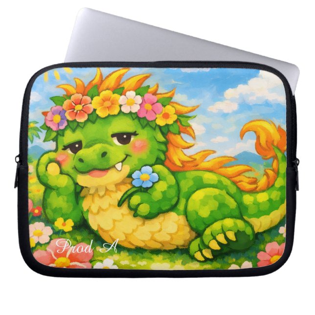 Draak★ Laptop Sleeve (Voorkant)