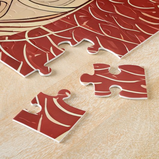 draak legpuzzel (Zijkant)