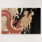 draak legpuzzel (Horizontaal)