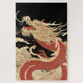 draak legpuzzel (Verticaal)