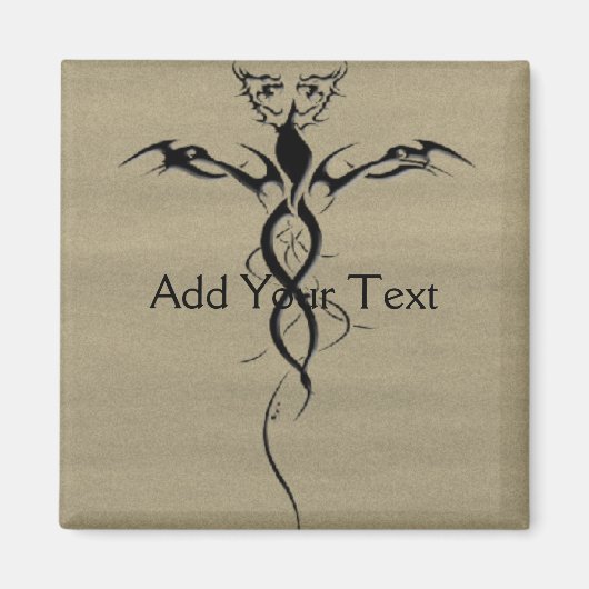 Draak Liefde 3 Magneet (Voorkant)