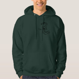 Draak met Atabaque drum Hoodie