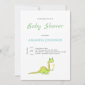 Draak met bloem kaart (Voorkant)