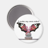 Draak met Bunny Ears Magneet (Voorkant / Achterkant)