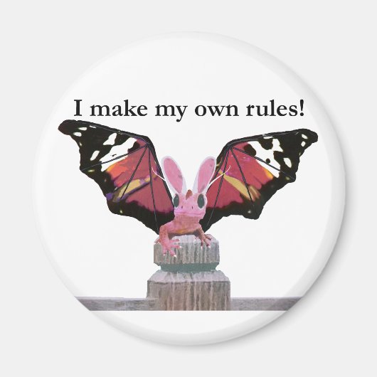 Draak met Bunny Ears Magneet (Voorkant)