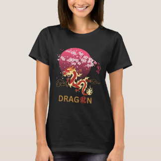 Draak met Cherry Blossom T-shirt