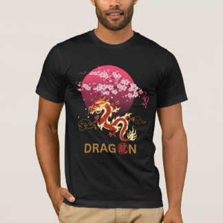 Draak met Cherry Blossom T-shirt