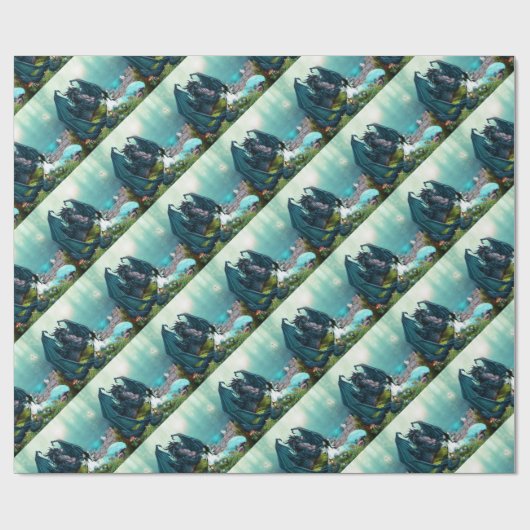 Draak met Fairy Cadeaupapier (Vlak)