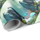 Draak met Fairy Cadeaupapier (Rol Hoek)