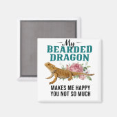 Draak met gekoppelde hoofdletters bevestigen magneet (Voorkant / Achterkant)