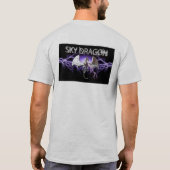 Draak met het Storm Verlichting T-shirt (Achterkant)