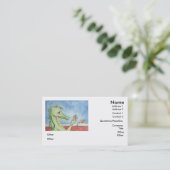 Draak met muizen visitekaartje (Staand voorkant)