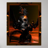 Draak met Poster van de schedel (Voorkant)