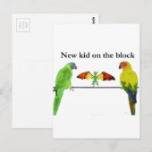 Draak met vogels briefkaart (Voorkant / Achterkant)