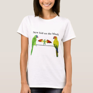 Draak met vogels t-shirt