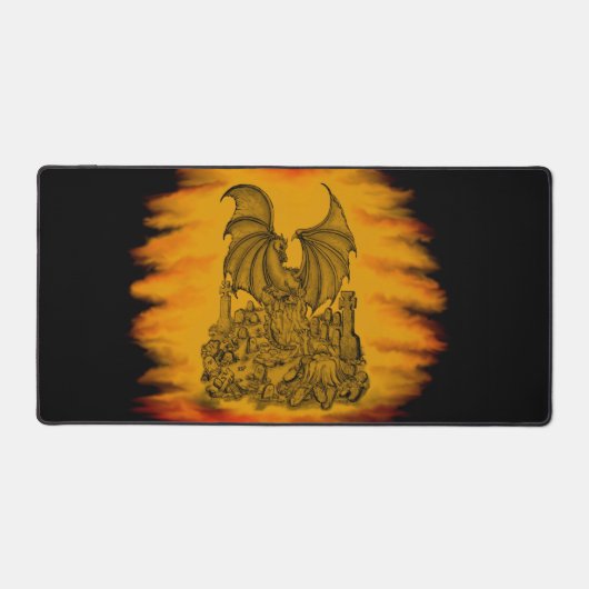 Draak met Zombie Bureaumat (Voorkant)